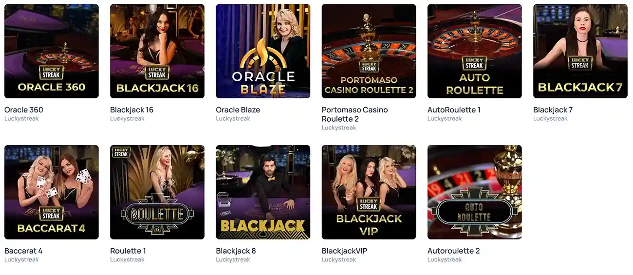 SpinDog Casino Live Casino