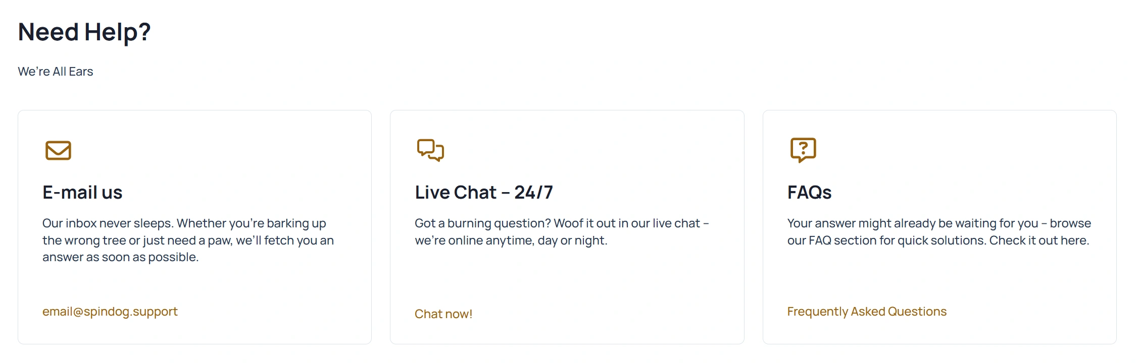 SpinDog Casino Mobile Experience